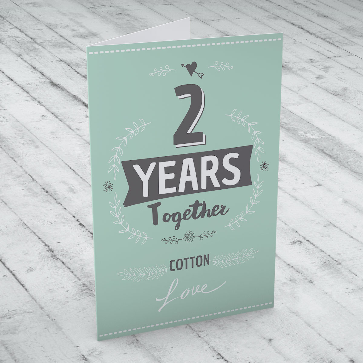 Cotton Anniversary Card