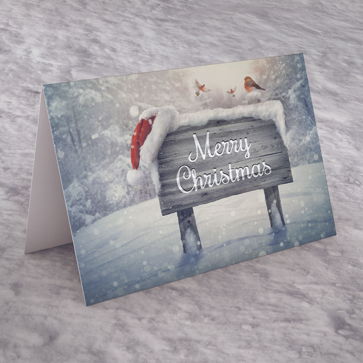 Merry Christmas Signpost Card