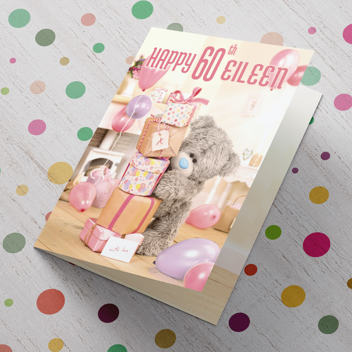 Personalised Me To You Card - 60 Stack of Presents