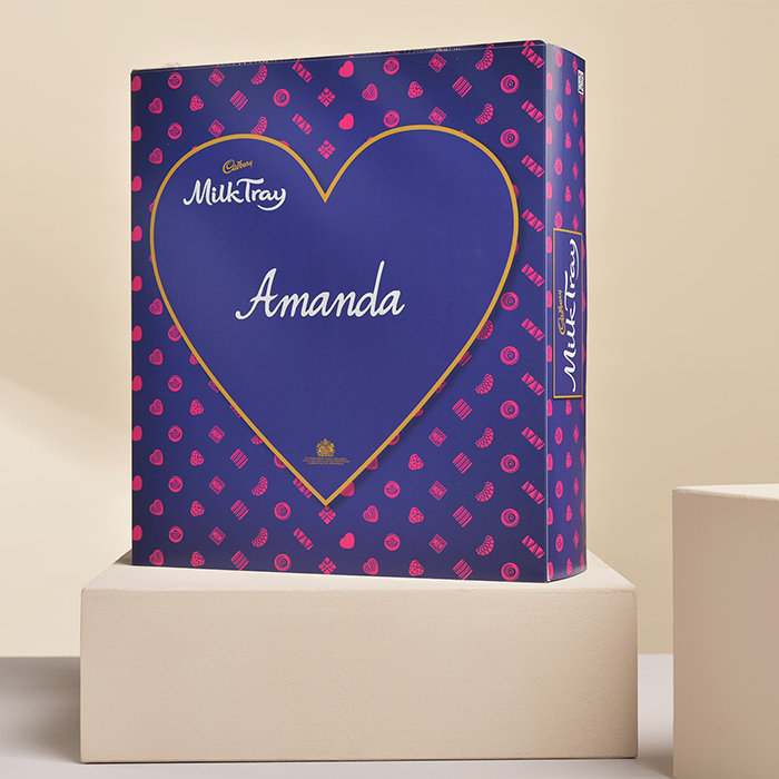 Personalised Milk Tray - Mother's Day Heart
