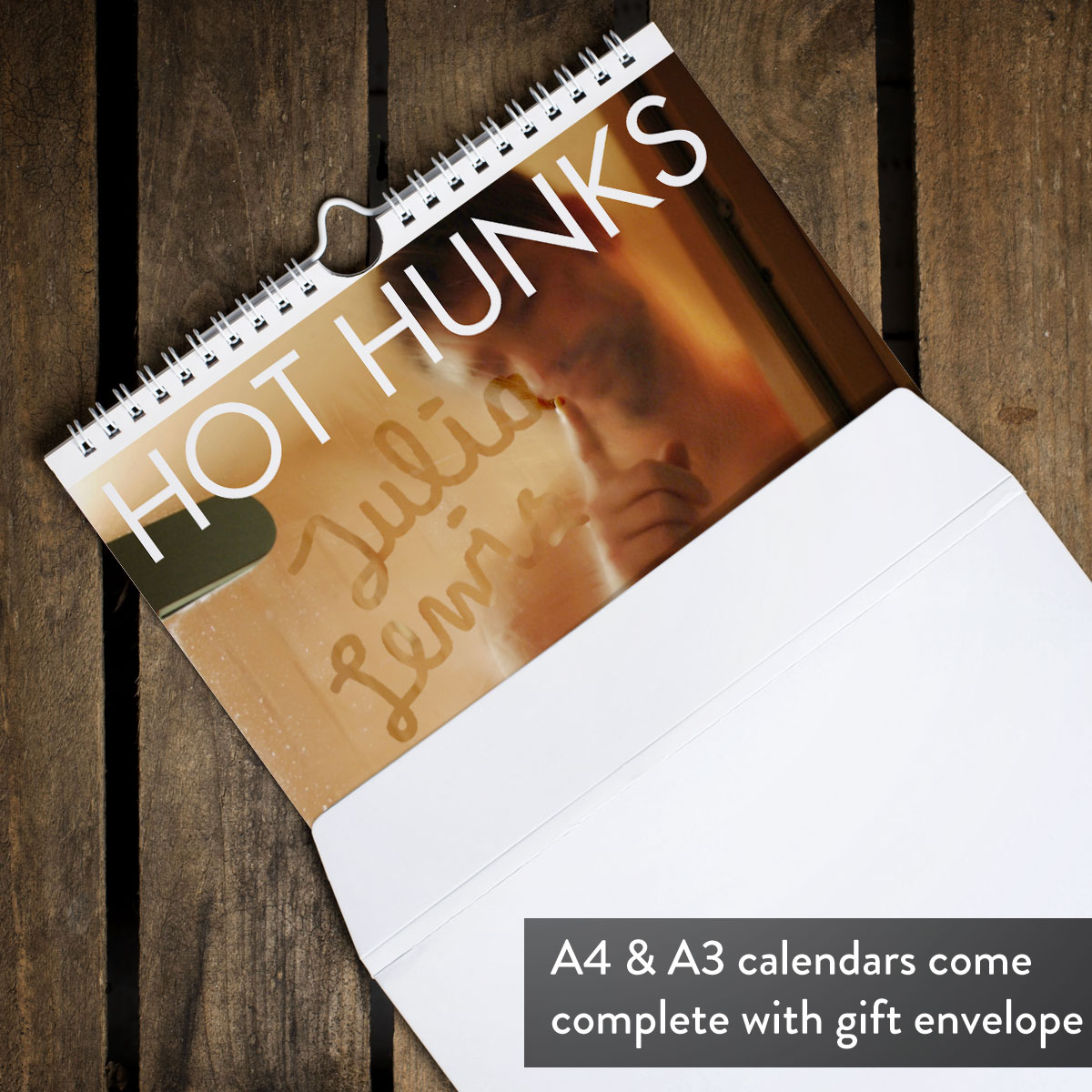 Personalised Hot Hunks Calendar - 1st Edition