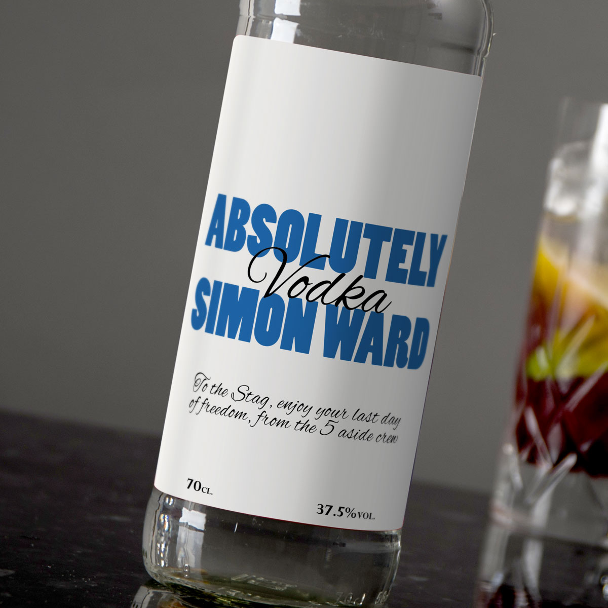 Personalised Vodka - Absolutely