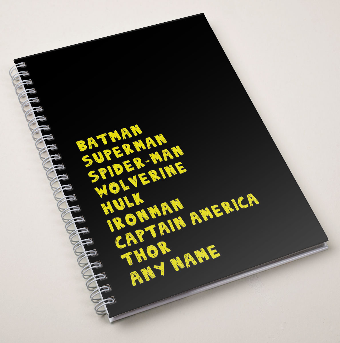 Personalised Notebook - Comic Heroes