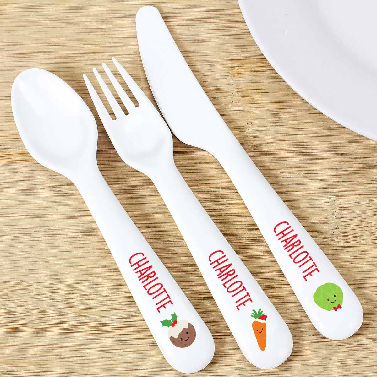 Personalised Cutlery - First Christmas Dinner