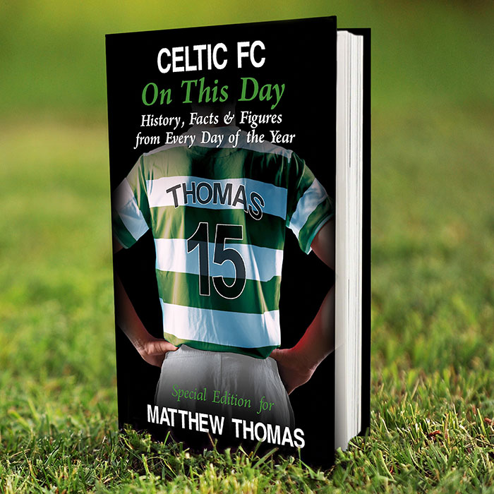 Personalised Football Team On This Day Book
