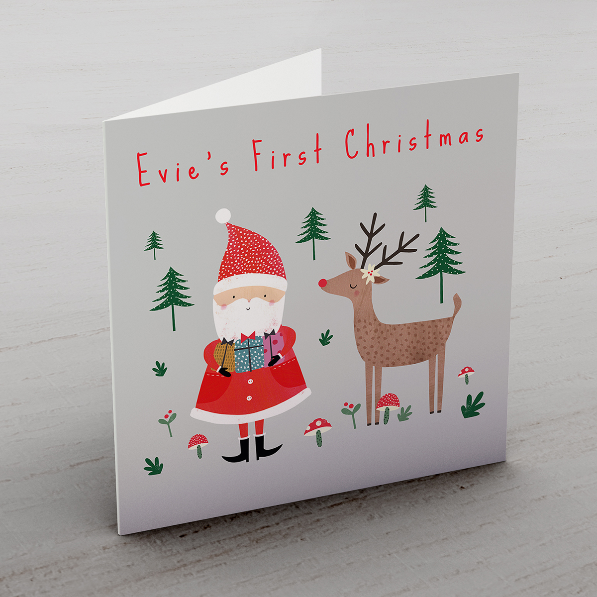 Personalised Card - 1st Christmas