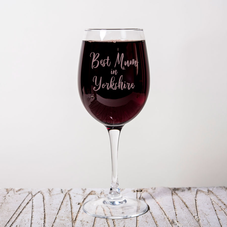 Personalised Wine Glass - Best Mum