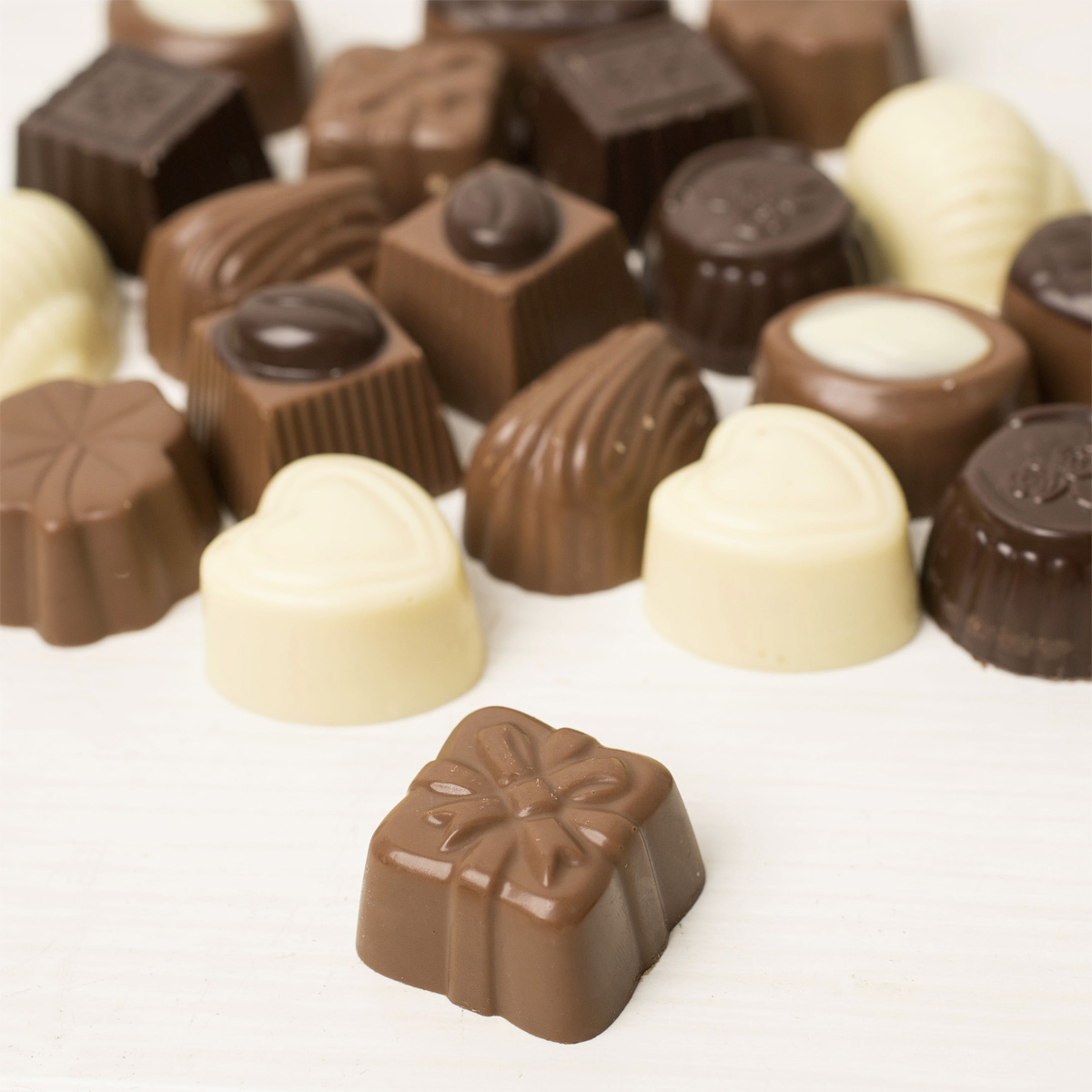 Personalised Belgian Chocolates - 1st Anniversary