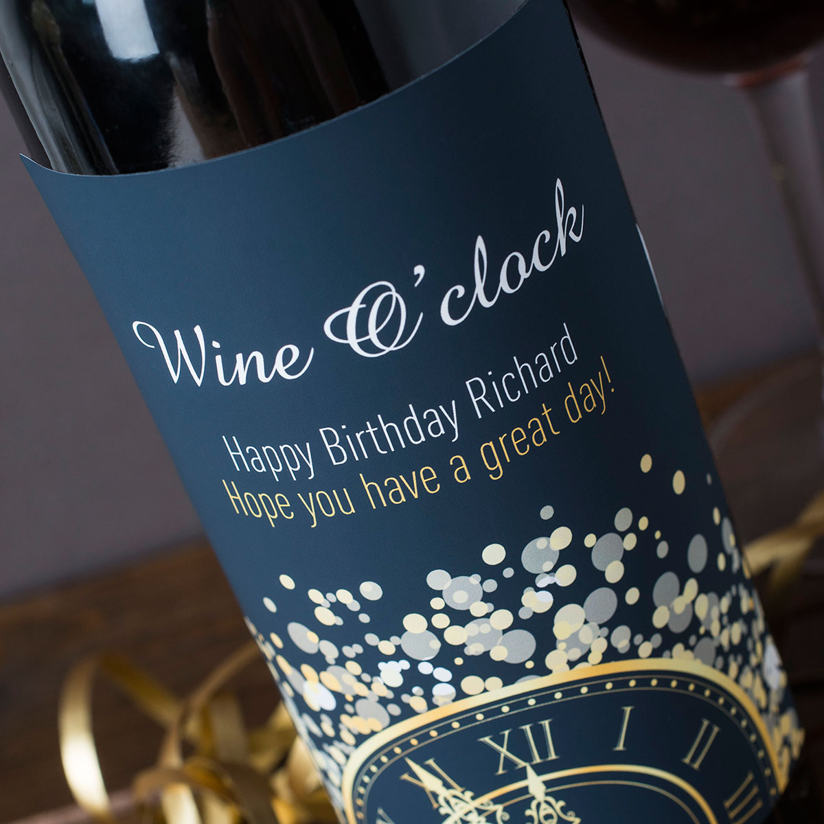 Personalised Wine - Wine O'Clock