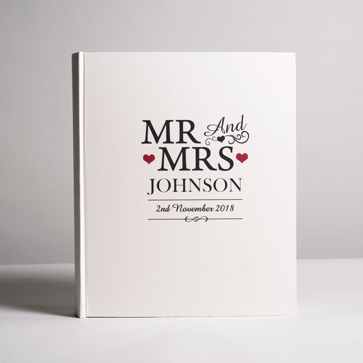 Personalised Photo Album - Mr & Mrs
