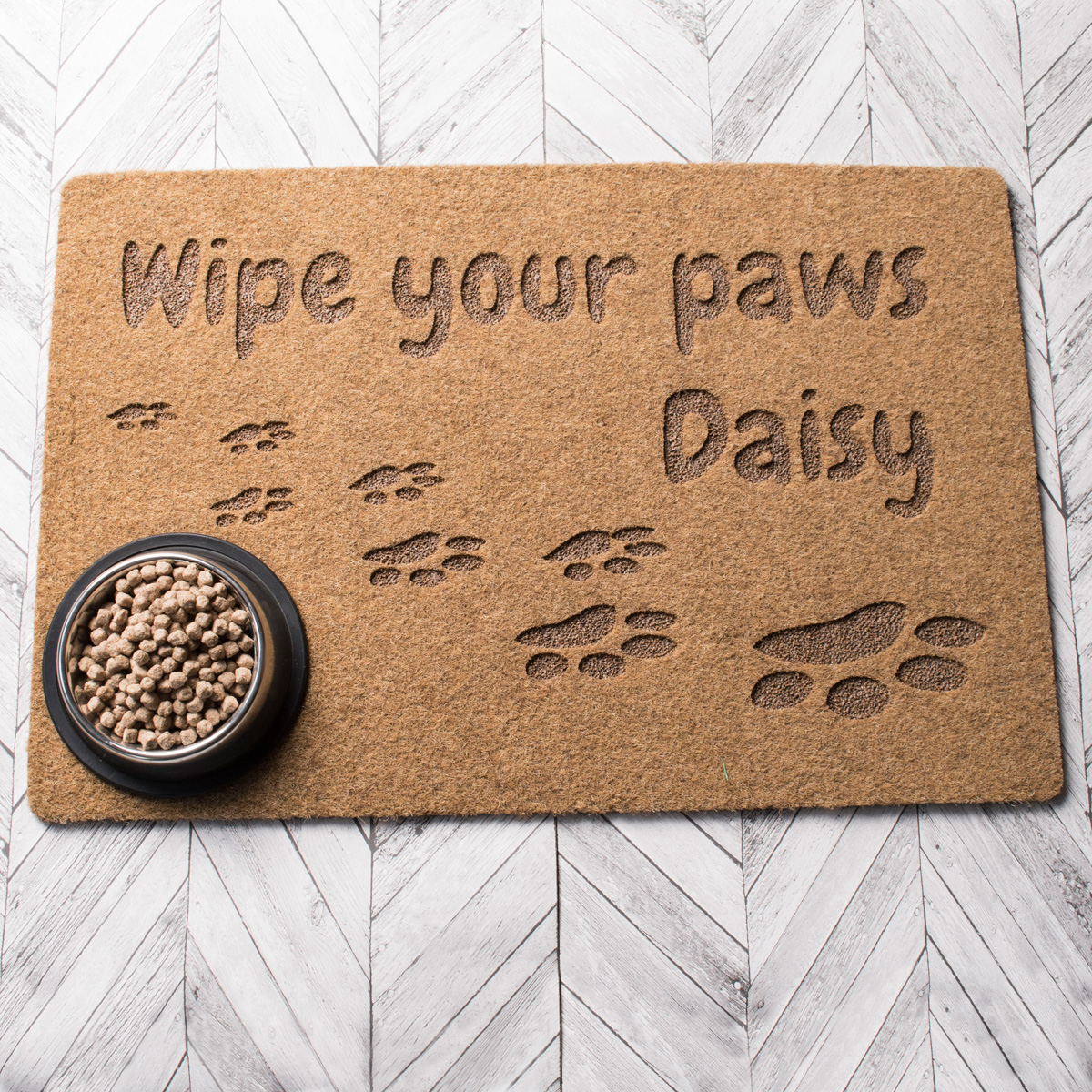 Personalised Outdoor Doormat - Wipe Your Paws