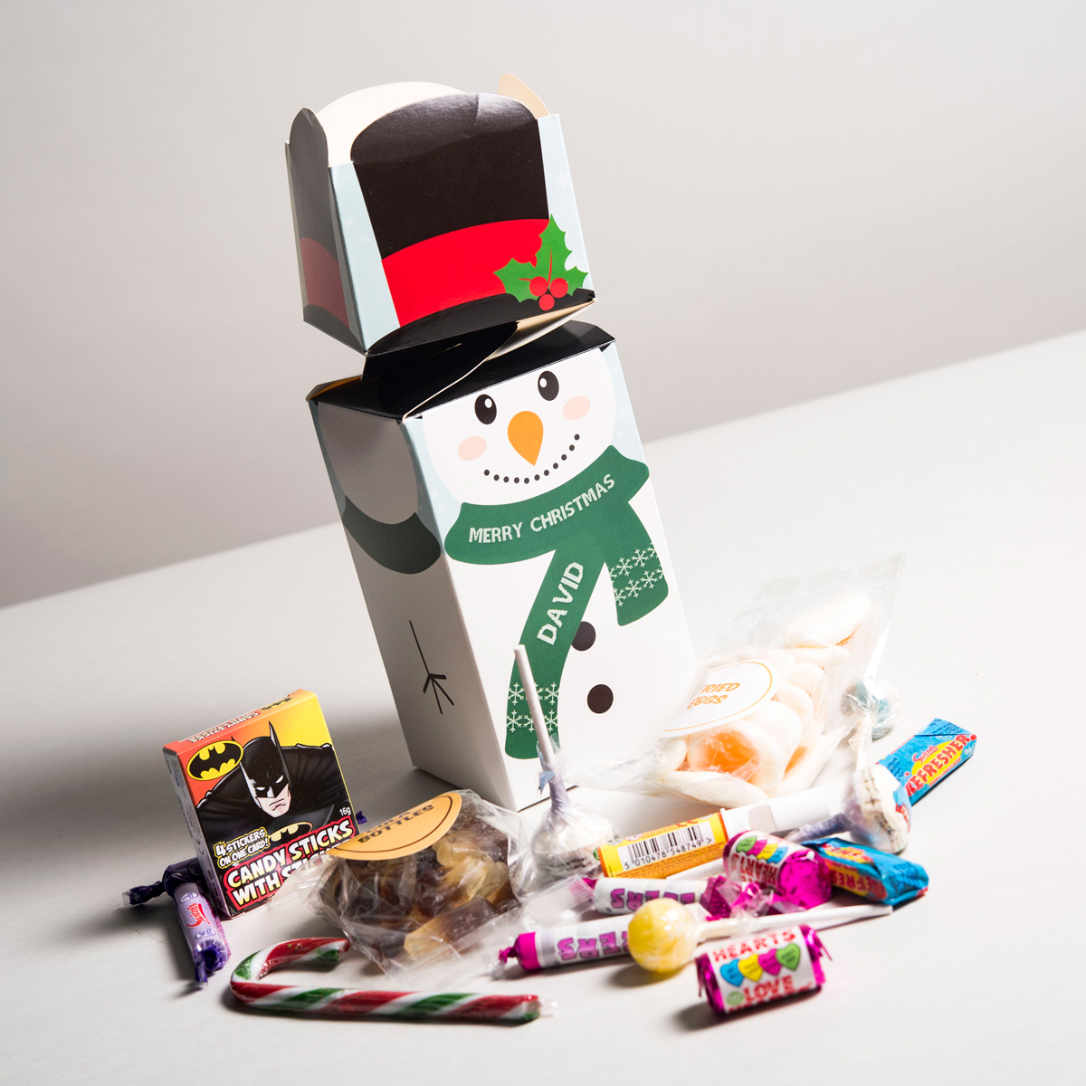 Personalised Snowman Sweet Cracker