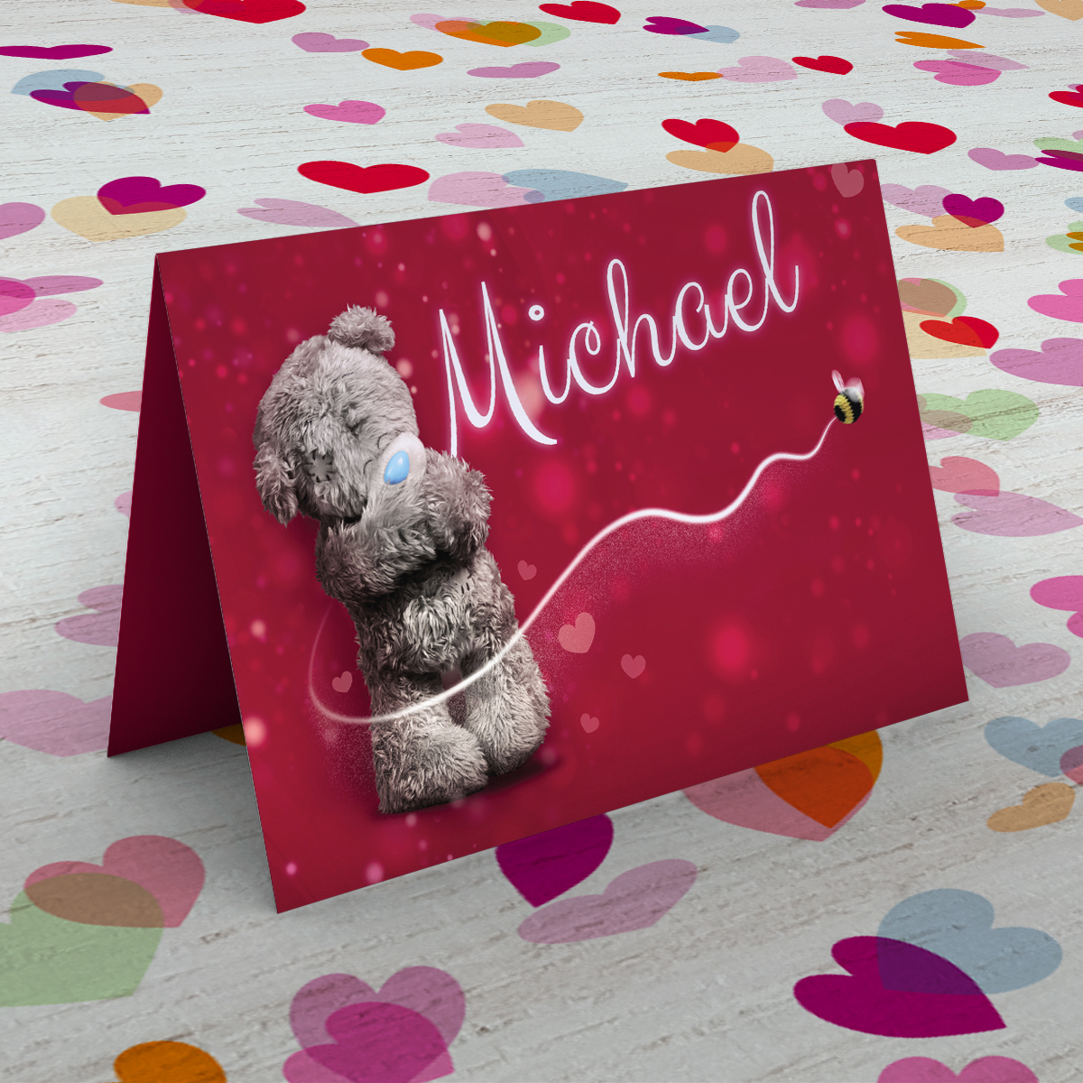 Personalised Me to You Card - Buzzy Bee