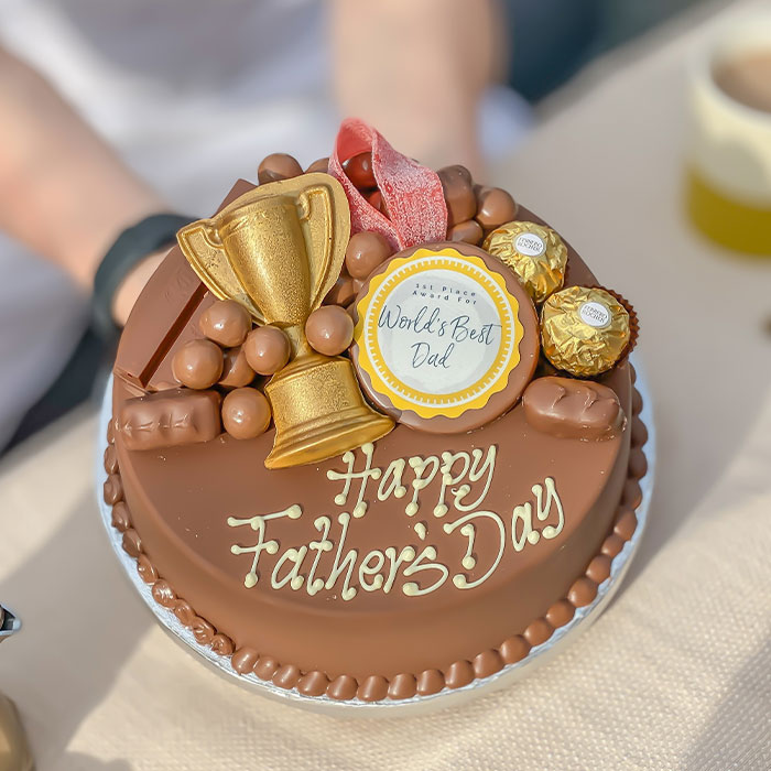 Personalised World's Best Dad Smash Cake