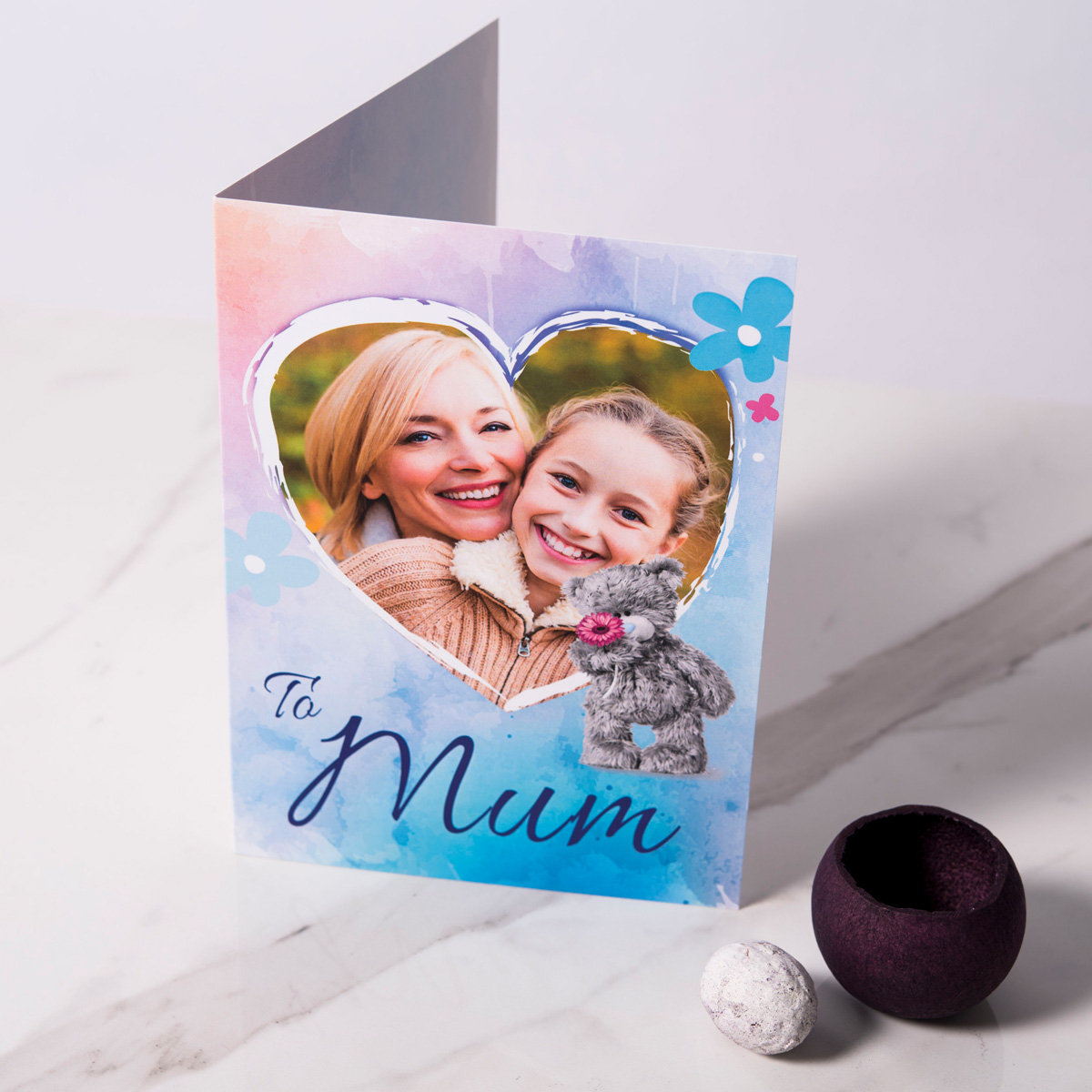 Photo Upload Me To You Card - Heart Frame