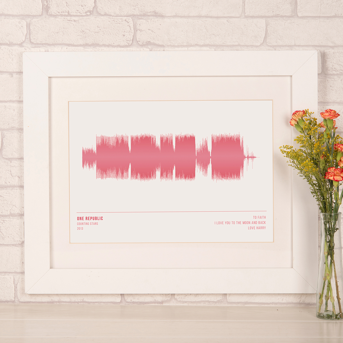 Personalised Framed Print - Soundwave