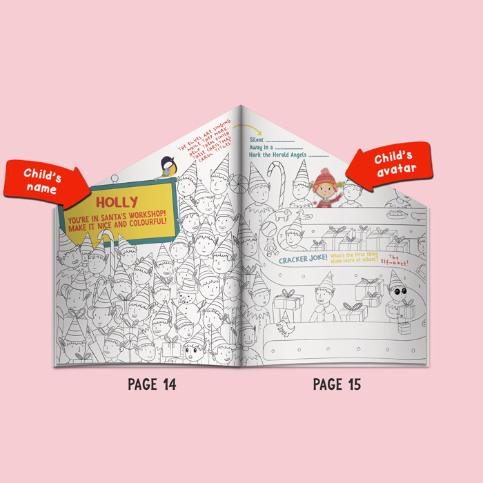 Personalised 'Your Christmas House' Activity Book