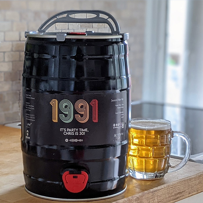 Personalised Special Year Craft Beer Keg
