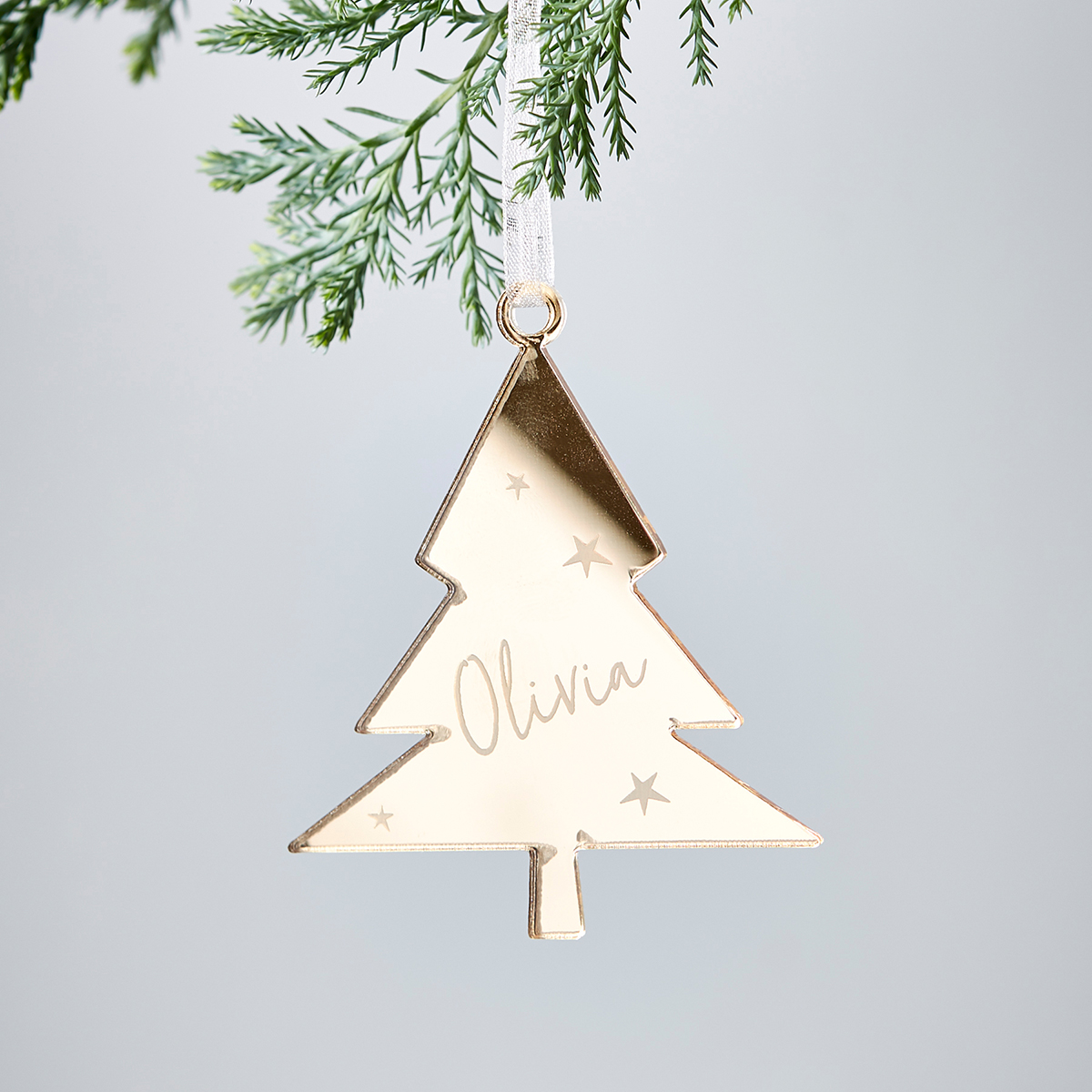 Personalised Christmas Decoration - Shining Tree
