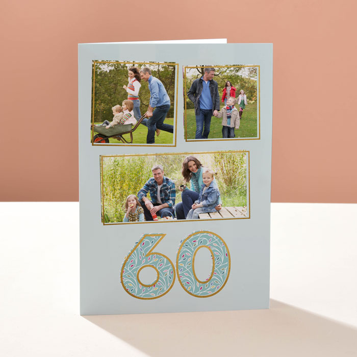 Multi Photo Upload Birthday Card - 60