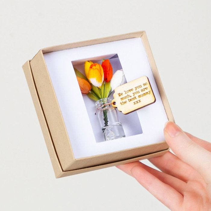 Personalised Forever Tulips Box - Mother's Day
